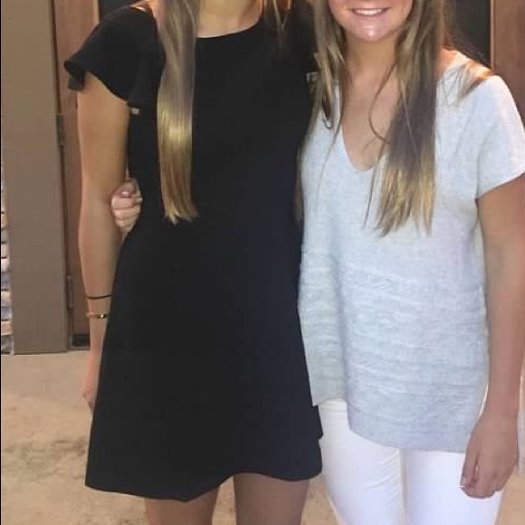 BCBGeneration Ruffle Back Dress in Black - Picture 6 of 6